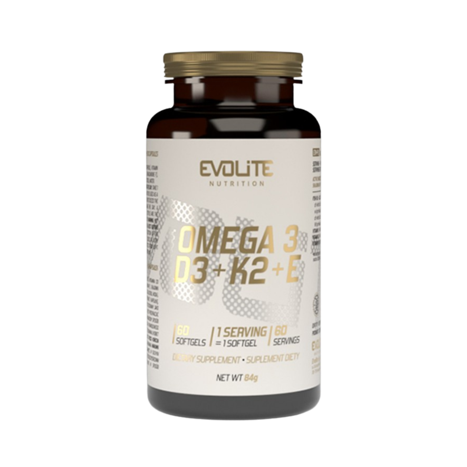 Omega‑3 su vitaminais D3, K2 ir E