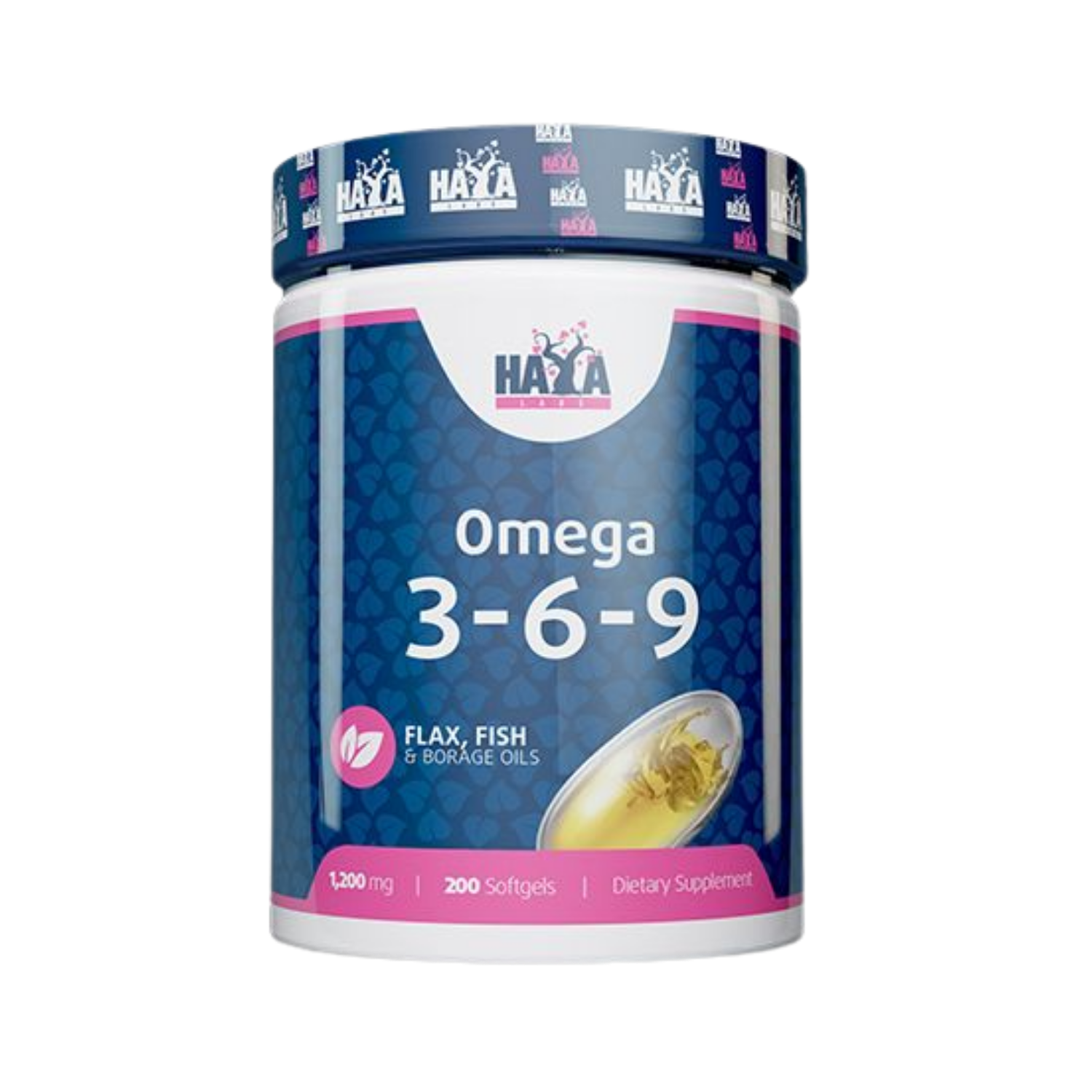 Omega‑3‑6‑9 riebalų rūgščių kompleksas 200 kaps.