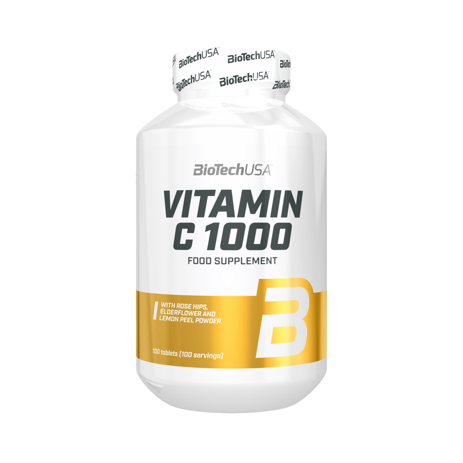 Vitaminas C su erškėtuogių ir citrusų milteliais tabletėse