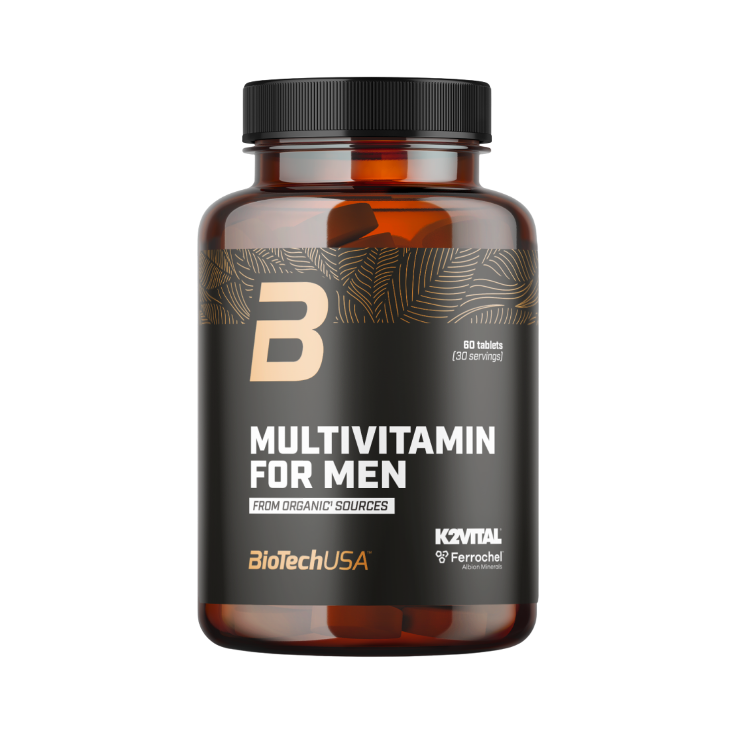 Multivitaminų kompleksas vyrams iš natūralių šaltinių